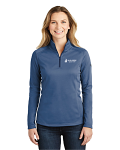 The North Face® Ladies Tech 1/4-Zip Fleece - Embroidery -Blue Wing