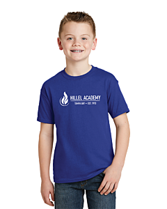 Hanes® - Youth EcoSmart® 50/50 Cotton/Poly T-Shirt- DTG-Deep Royal