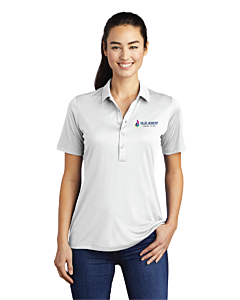 Sport-Tek ® Ladies Posi-UV™ Pro Polo - Embroidery-White